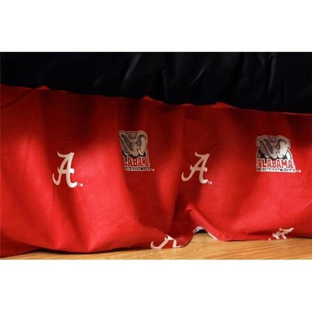 COLLEGE COVERS College Covers ALADRFL Alabama Printed Dust Ruffle Full ALADRFL